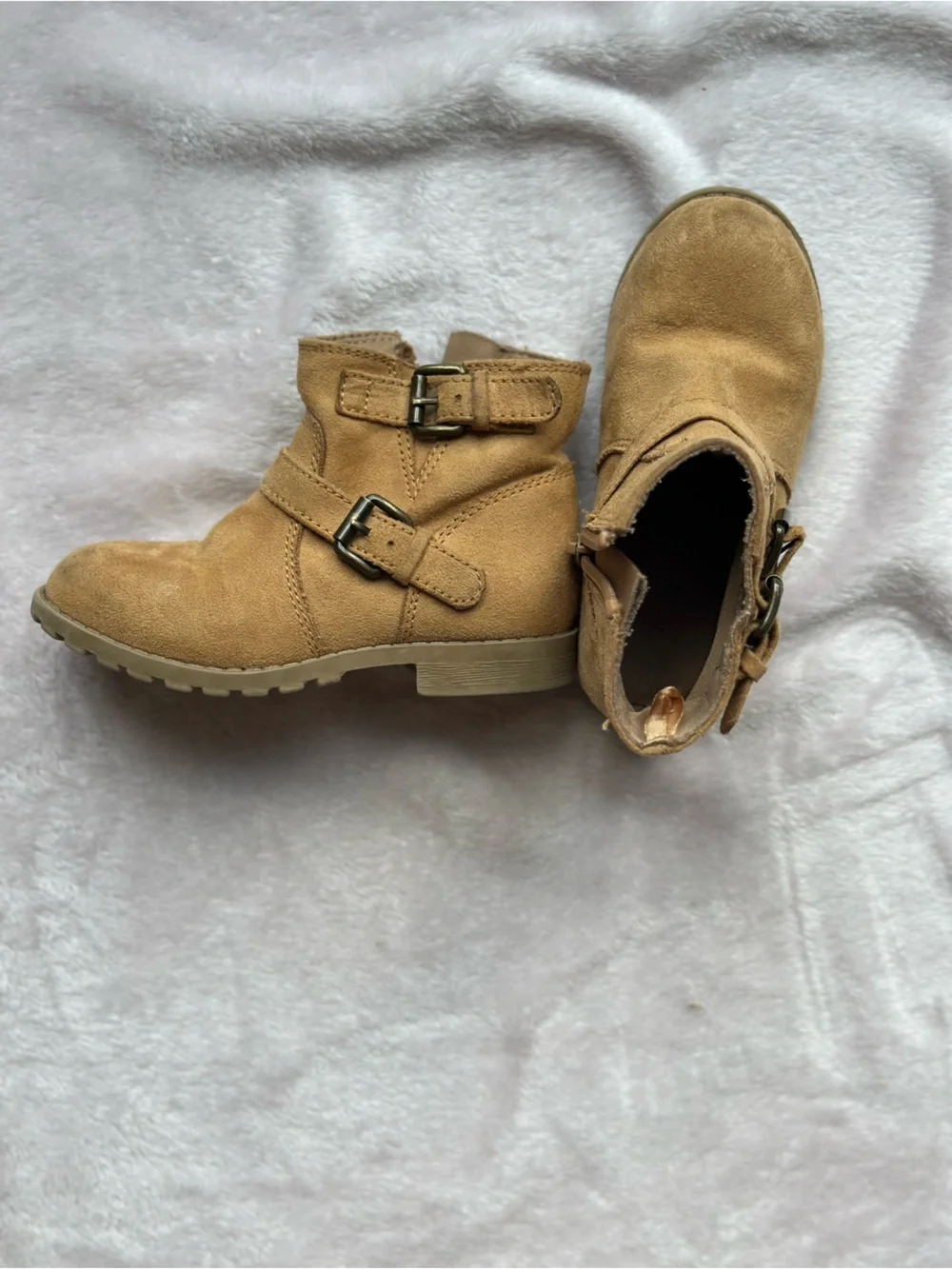 Tan Suede Ankle Boots